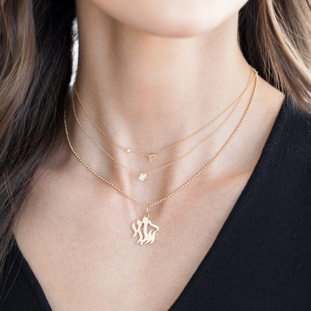 アクセサリー AMERI BALL CHAIN ONE ROUND NECKLACE Ameri（アメリ）の「BALL CHAIN ONE ROUND NECKLACE（ネックレス