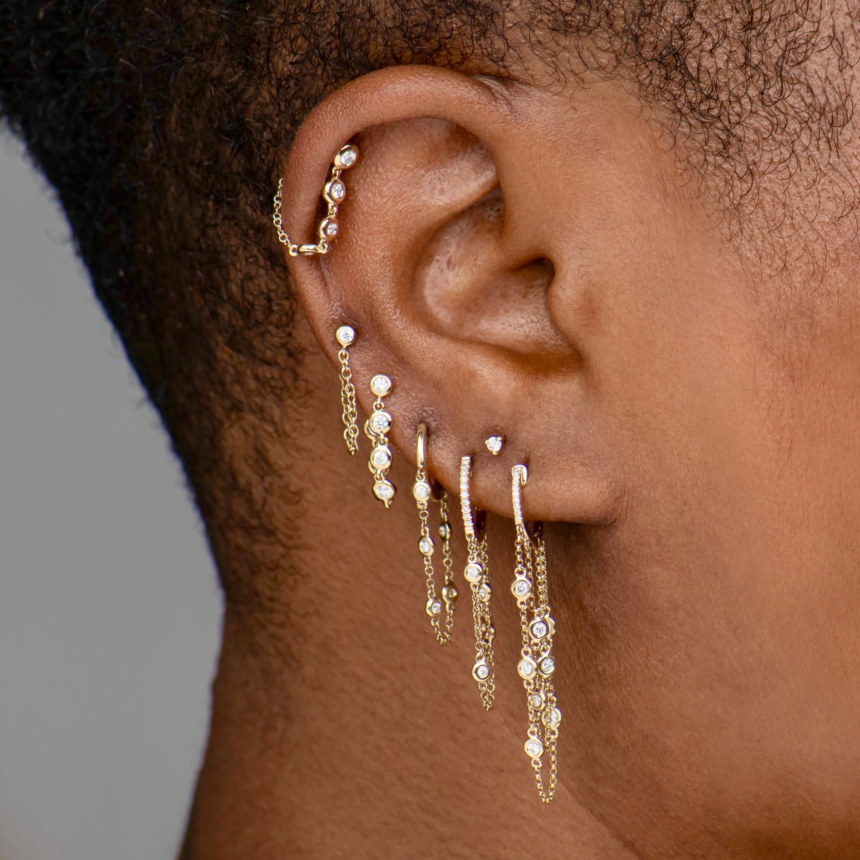 Diamond Bezel Wrap Earring – Ali Weiss Jewelry