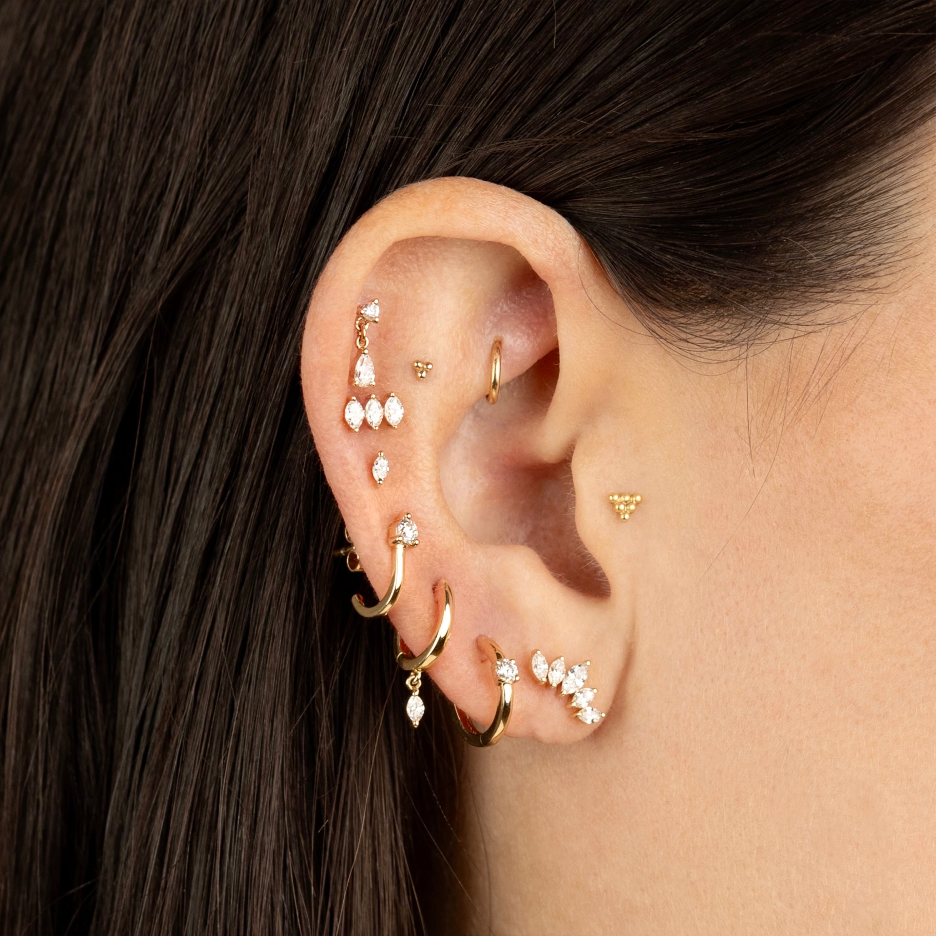 【AMERI】ピアスUND SEQUINS VOLUME PIERCE omKDmpOMPTVs02i5aCvx