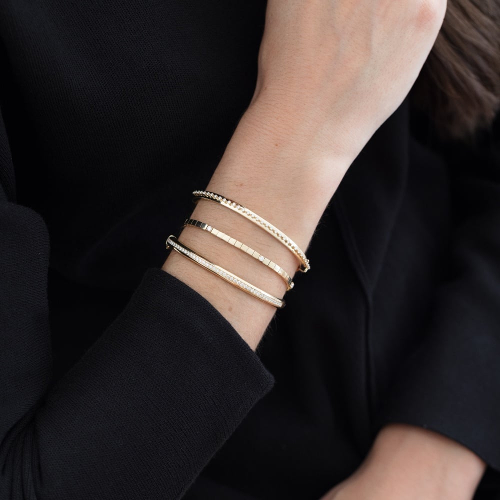 アクセサリー Frank and easy bangle フランクアンドイージー frank and easy |Narrow Silver Bangle